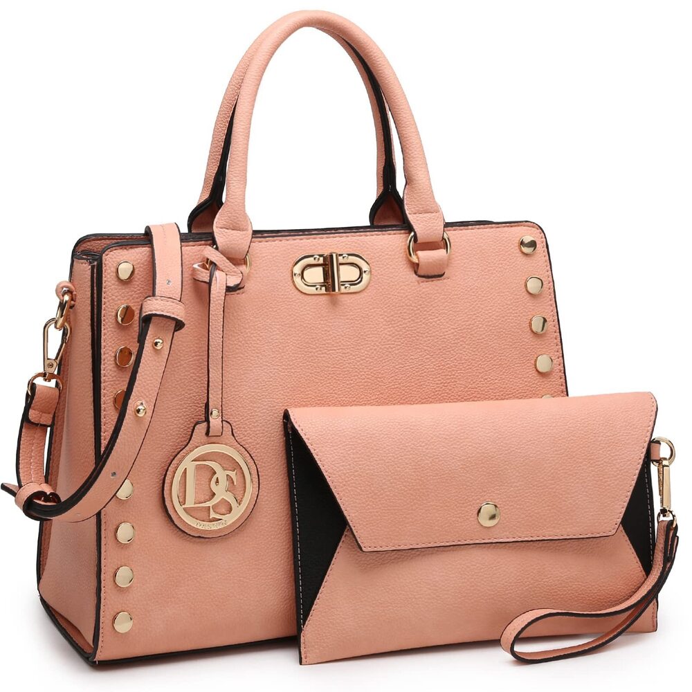 6660 Medium Satchel Handbag Work Tote Shoulder Bag Top Handle Purse